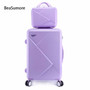 BeaSumore Women Korean Rolling Luggage Sets Spinner Handle Suitcase Wheels Cute High capacity Trolley 20 inch Men Cabin Trunk