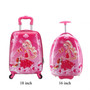 trolley suitcase with wheels child rolling luggage kid travel cabin suitcase cartoon Boys Girls School backpack bag