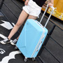 2PCS/SET 14inch Cosmetic bag 20/22/24/28 inches girl students trolley case Travel spinner luggage rolling suitcase Boarding box