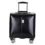 100% PU Leather Rolling Spinner Luggage bag Men Business Suitcase Wheels 18 inch Carry On Travel Bags laptop Woman Trolley case