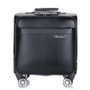 100% PU Leather Rolling Spinner Luggage bag Men Business Suitcase Wheels 18 inch Carry On Travel Bags laptop Woman Trolley case