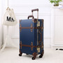 2018 suitcase for makeup designer luggage wheel spinner handmade pu leather geniune leather pu large size high quality rolling