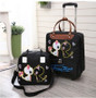 CARRYLOVE cartoon luggage series 16/18 size  boarding handbag+Rolling Luggage Spinner brand Travel Suitcase