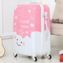 Travel Belt Fashion Women Retro butterfly 20/24/26 inch Rolling Luggage Spinner Men Travel Bags Suitcase Wheels