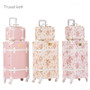 Travel Belt  Retro, stylish, perfect Women Flowers 20/22/24/26inch size Rolling Luggage and handbag Spinner Brand Suitcase