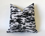 Serengeti Tigre Blanc Pillow Cover / Schumacher Pillow Cover / Animal Print Pillow Cover / Tiger Pillow Cover