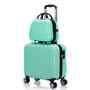 Travel suitcase set Rolling Luggage set Spinner trolley case 18" boarding wheel Woman Cosmetic case carry-on luggage travel bags