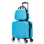 Travel suitcase set Rolling Luggage set Spinner trolley case 18" boarding wheel Woman Cosmetic case carry-on luggage travel bags