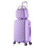2PCS/SET fashion Cosmetic bag 20/22/24/28 inch girl students trolley case Travel spinner Password luggage woman rolling suitcase