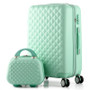 14+20 Inch,Woman Travel Case Suitcases,diamond Luggage Travel Bag,ABS Travel Luggage,Rolling Luggage,Suitcase On Wheels