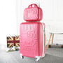 Hello Kitty One Set ABS PC Luxury Women Rolling Luggage Suitcase Designer 20 Inches High Quality 4 Wheels Spinner Airport Bag