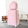 Hello Kitty One Set ABS PC Luxury Women Rolling Luggage Suitcase Designer 20 Inches High Quality 4 Wheels Spinner Airport Bag