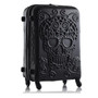 New Fashion 19/24/28inch Britain 3D Skull Print Rolling Luggage Women Trolley 19 inch Boarding Box Suitcases Travel Bag Trunk