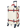 2019 Vintage Suitcase Carry On Luggage Hardside Rolling Spinner Retro Style for Travel trunk