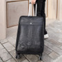 Simulation leather 16/20/22/24 inch size business luggage boarding handbag+Rolling Luggage Spinner brand Travel Suitcase