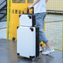 RTYCDG New 2PCS / 14" Cosmetic Bag 20/26 Inch Brand Men's Trolley Case Luggage Travel Bag Student Ladies Rolling Suitcase