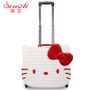 Hellokitty universal wheels trolley luggage travel bag suitcase child luggage,18inch lovely children hello kitty travel bags