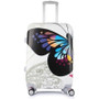 KUNDUI free shipping women and men Suitcase bag, butterfly ABS+PC trolley case, new style, travel luggage, lock, mute,20 24 12