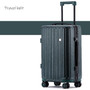 Travel Belt high quality Retro 100% aluminum frame Rolling Luggage Spinner brand Travel Bags Men Women Password Suitcase Wheels