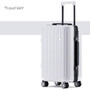 Travel Belt high quality Retro 100% aluminum frame Rolling Luggage Spinner brand Travel Bags Men Women Password Suitcase Wheels