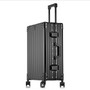 high quality Aluminum suitcase travel suitcase with wheels cabin suitcase big trolley case luggage set luxury metal travel bag