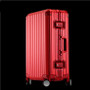 high quality Aluminum suitcase travel suitcase with wheels cabin suitcase big trolley case luggage set luxury metal travel bag