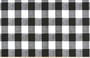 Outdoor Buffalo Check Upholstery Fabric / Indoor Outdoor Plaid Home Decor Fabric / Black Buffalo Check by the Yard
