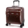 Commercial suitcase trolley luggage male female universal wheels16 20 24luggage travel bag,high quality pvc trolley luggage