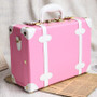 Retro suitcase package suitcase small luggage travel bag female mini the box,lovely korea retro travel luggage box