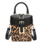 Personalized Box Handbags Mini Cube Design Crossbody Bags For Women Messenger Bags Leopard
