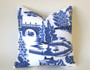 Nanjing pillow cover / Blue and White Pillow cover / Schumacher Nanjing Pillow Cover / Chinoiserie Pillow Cover