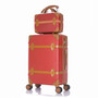 New Retro Rolling Luggage Set Spinner Women Travel Bag Suitcase Wheels Password Trolley Student Carry On Trunk