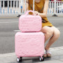 Girls Cute 14 16 abs Hello Kitty Travel Luggage Sets, High Quality Female Lovely Travel Luggage Suitcase On Wheels