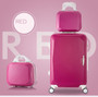 High Capacity Rolling Luggage Spinner Students Password Suitcase Wheels Carry-On Trolley Travel Bag