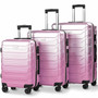 Suitcase Set ABS Carry on Travel Luggage Spinner Wheels Suitcase Trolley Designer Luggage