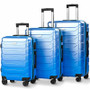 Suitcase Set ABS Carry on Travel Luggage Spinner Wheels Suitcase Trolley Designer Luggage