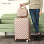 Cartoon Plaid fashion cute female Rolling Luggage Spinner Suitcase Wheels Carry On Travel Bags