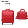 Retro PU Rolling Luggage Set Spinner Women Trolley Case/Bag Travel Suitcase Set Wheels Man Boarding Travel Bag