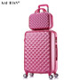 Fashion Cosmetic Bag, Travel Spinner Password Luggage, Woman Rolling Suitcase