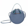 Women Litchi Pattern Round Shoulder Messenger Handbags New Female PU Leather Crossbody Casual Small Satchel Bags Bolso femenino