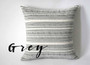 Grey French Country Decorative Pillows / Grey Throw Pillows / Rustic Throw Pillows / 10 Sizes