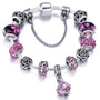 Silver Plated Beads Crystal Charm Pandora Bracelet