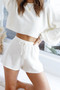 White Knitted Lounge-set