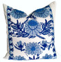 Swedish wool pillow cover / Schumacher pillow cover / Blue and White Pillow cover / Nordic Decor