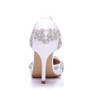 Bridal Crystal Rhinestone Pointed Toe High Heels