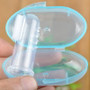 Silicon Toothbrush+Box Baby Finger Toothbrush Children Teeth Clean Soft Silicone Infant Tooth Brush Rubber Cleaning Baby Brush