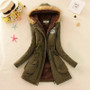 Winter Jacket Women 2020 New Winter Womens Parka Casual Outwear Military Hooded Coat Fur Coats Manteau Femme Woman Clothes CC001