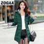 Women Winter Hooded Warm Coat Plus Size Candy Color Cotton Padded Jacket Female Long Parka Womens Wadded winter jacket women