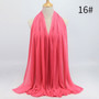 Trendy Women Muslim Jersey Hijab Scarf  Size Plus Hijabs Islamic Shawls Solid Modal Headscarf