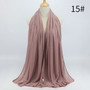 Trendy Women Muslim Jersey Hijab Scarf  Size Plus Hijabs Islamic Shawls Solid Modal Headscarf